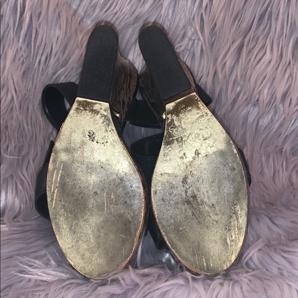 Beautiful Bebe snakeskin Boho wedges! 😍 - Picture 4 of 6